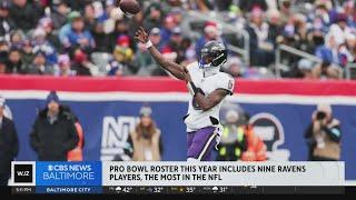 League-high 9 Ravens selected for Pro Bowl Games