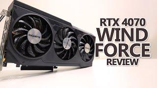 GIGABYTE RTX 4070 Windforce OC Review