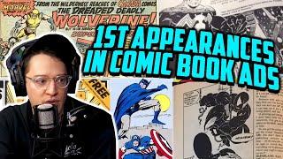 Comic Book Advertisements with 1st Appearances // Early & Obscure First Appearances