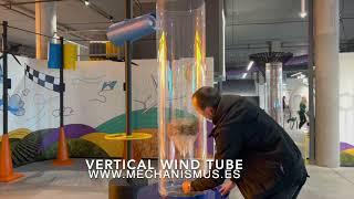 Air exhibits - Vertical wind tube (Design and production science museum)