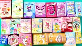 Unboxing 23 MYSTERY SURPRISE BOXES | ASMR Miniso Hello Kitty toys | NO Talking