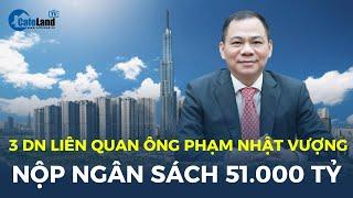 Ba doanh nghiệp có liên quan đến tỷ phú Phạm Nhật Vượng nộp ngân sách hơn 51.000 tỷ đồng | CafeLand