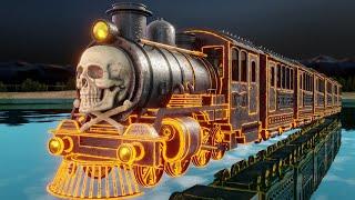 Happy Halloween Train Kids Cartoon for Fun - Choo choo train kids videos