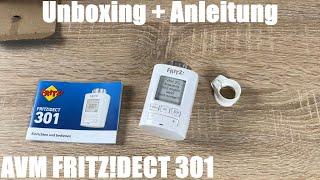 AVM FRITZ!DECT 301 (Intelligenter Heizkörperregler für das Heimnetz) Unboxing und Anleitung