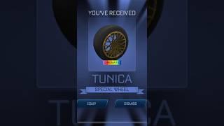 I Claimed Chromatic Style Painted Tunica Wheels in RLSS!  #rlss #rocketleague #ball #rlchamp