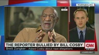Cosby pressures reporter over question