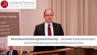 Betriebsschließungsversicherung - aktuelle Entwicklung in der Rechtsprechung