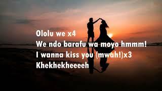 Jux Ft Diamond Platnumz   Ololufe Mi Official Lyric Video FULL HD