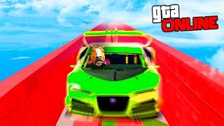 АДСКИЕ ГОНКИ НА НЕВОЗМОЖНЫХ СПИРАЛЯХ ПОД ТЕКСТУРКАМИ В GTA 5 ONLINE