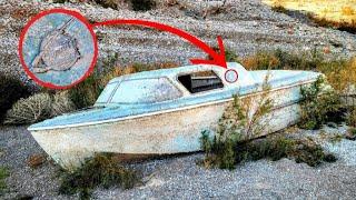 I Found This Boat on an Island at Lake Mead