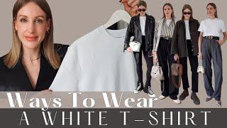 HOW TO STYLE A WHITE T-SHIRT FOR ANY OCCASION | Vol.3 Classic Wardrobe Essentials