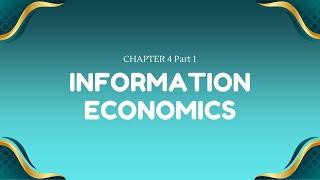 Information Economics | Chapter 4 The Classical Analysis of the Economics of Patents Part 1