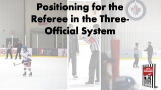 Positioning for the Referee in the Three-Official System