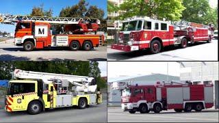 BEST OF | Ladder Trucks & other Aerials | Fire & Rescue