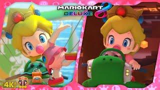 Mario Kart 8 Deluxe DLC ⁴ᴷ Wave 1 (200cc 3-Star Rank) Baby Peach gameplay