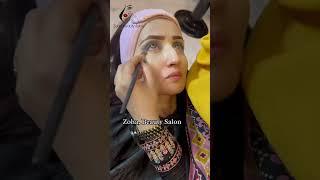 Zoha, Beauty Salon ￼ party makeover Walima I look  ￼vairl #makeuptutorial #makeover