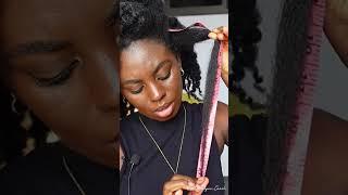 Length check- let’s measure my natural hair. #hairgrowth