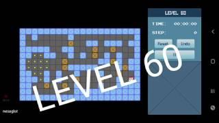 Classic Sokoban Level 60 | without UNDO | Solution 1 - 90