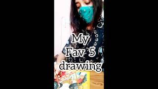 5 Drawings  #ytshorts #art #drawing @NDartofficial3320