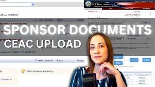 I-864 HOW TO UPLOAD TO CEAC | Affidavit of Support Consular Process NVC