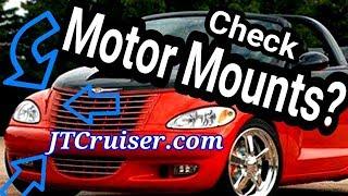 How to check PT Cruiser Motor Mount noise. PT Cruiser engine rattle