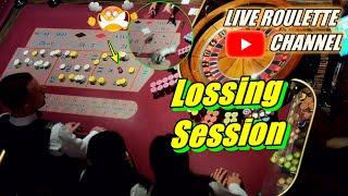  LIVE ROULETTE |  LOSSING SESSION In Las Vegas Casino  Frustrated Player Exclusive  2024-11-22