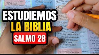 Aprende a ESTUDIAR la BIBLIA correctamente Salmo 28