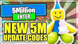 ALL NEW *5M* UPDATE CODES! Mining Champions Roblox