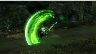 NEW WORLD SO AWESOME ARBOREAL GREATSWORD GLOWING GREEN COOL