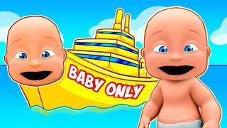 Building a BABY ONLY SHIP in Roblox Build a Boat!