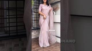 Leno Cotton pastel colors softest organza sarees