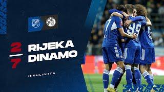 DINAMO HIGHLIGHTS | NK Rijeka 2:7 GNK Dinamo | Najefikasnija pobjeda Dinama ove sezone