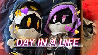 DAY IN A LIFE OF N AND UZI #murderdrones #plush #nuzi