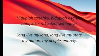 Indonesian National Anthem - "Indonesia Raya" (ID/EN)