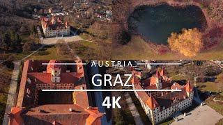 Graz Austria 4K UHD Drone - Eggenberg palace