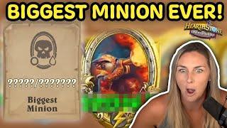 How Big Did Slysssa's BIGGEST MINION EVER Get? - Hearthstone Battlegrounds