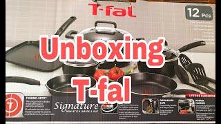 #T-FAL 12pcs #Signature non-stick inside and out unboxing