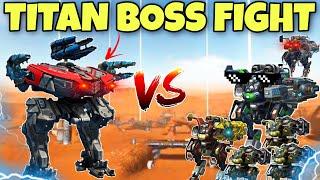  1vs6 LUCHADOR VS COSSACKS ARMY TITAN BOSS FIGHT SKIRMISH CONCEPT || WAR ROBOTS ||