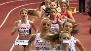 European Indoor Championships Prague - Sifan Hassan 4.09.04 - Women's 1500 Metres Final