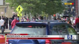 Protest at Public Safety Building in Rochester sparks after news of Daniel Prude’s death