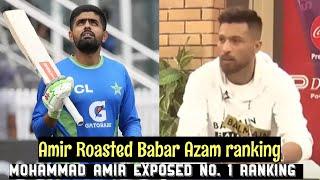 Mohammad Amir Roasted Babar Azam No.1 Ranking  | Babar Azam memes