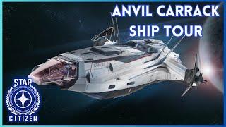TOURING the massive ANVIL CARRACK (star citizen 4.01)