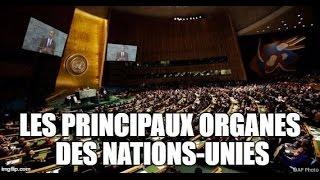 Les principaux organes des Nations-Unies