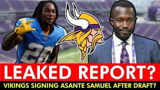 LEAKED: Vikings SIGNING Asante Samuel Jr. After The NFL Draft?
