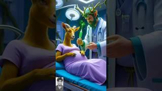  Nature’s Power: Druid Doctor Injects Goat, Transforms Into Forest Guardian! #goat #shorts #usa