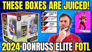 BONUS AUTOS!!! 2024 DONRUSS ELITE FOTL BOX REVIEW