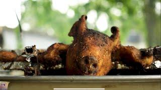 Whole Pork Lechon | Spit Roasted Pork | Well Cooked Whole Pork | Crispy Pork Barbeque |