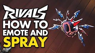 How To Use Sprays And Emotes In Marvel Rivals