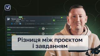 Різниця між проєктом і завданням | Worksection