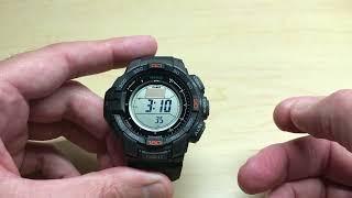 Casio Pro Trek (PRG-270): How to Set Time and Date